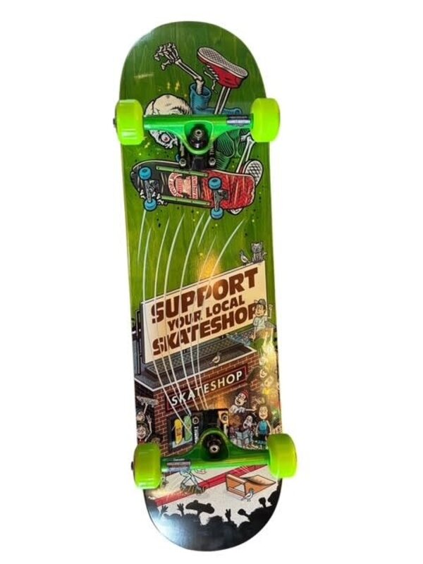 Real Skateboard Skateboard complete shop keepersupport green
