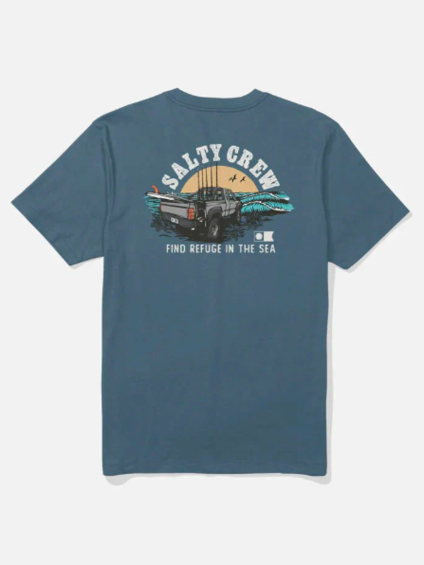 salty crew T-shirt junior lifted boys slate