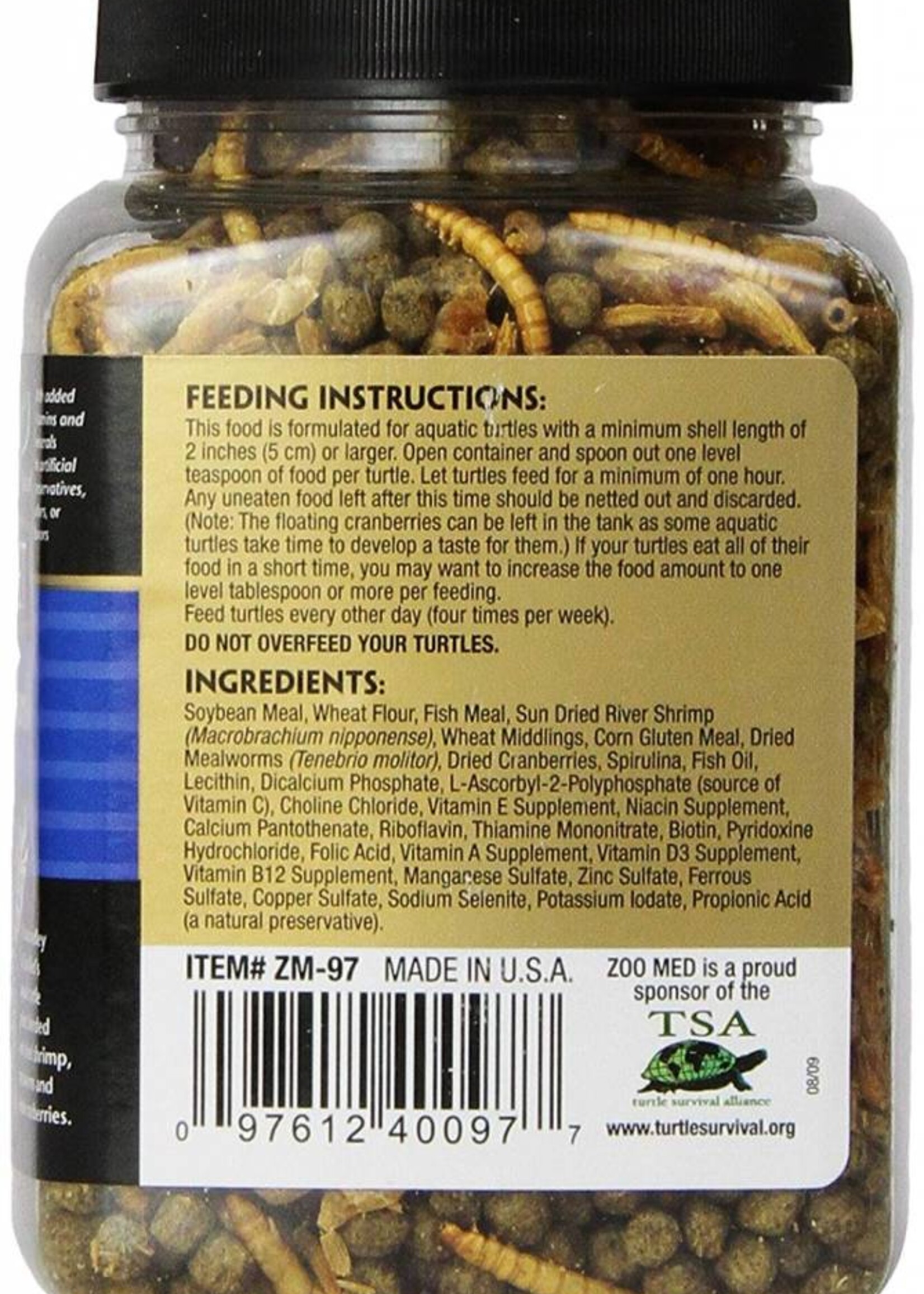 Zoo Med Zoo Med Gourmet Aquatic Turtle Food 6 oz