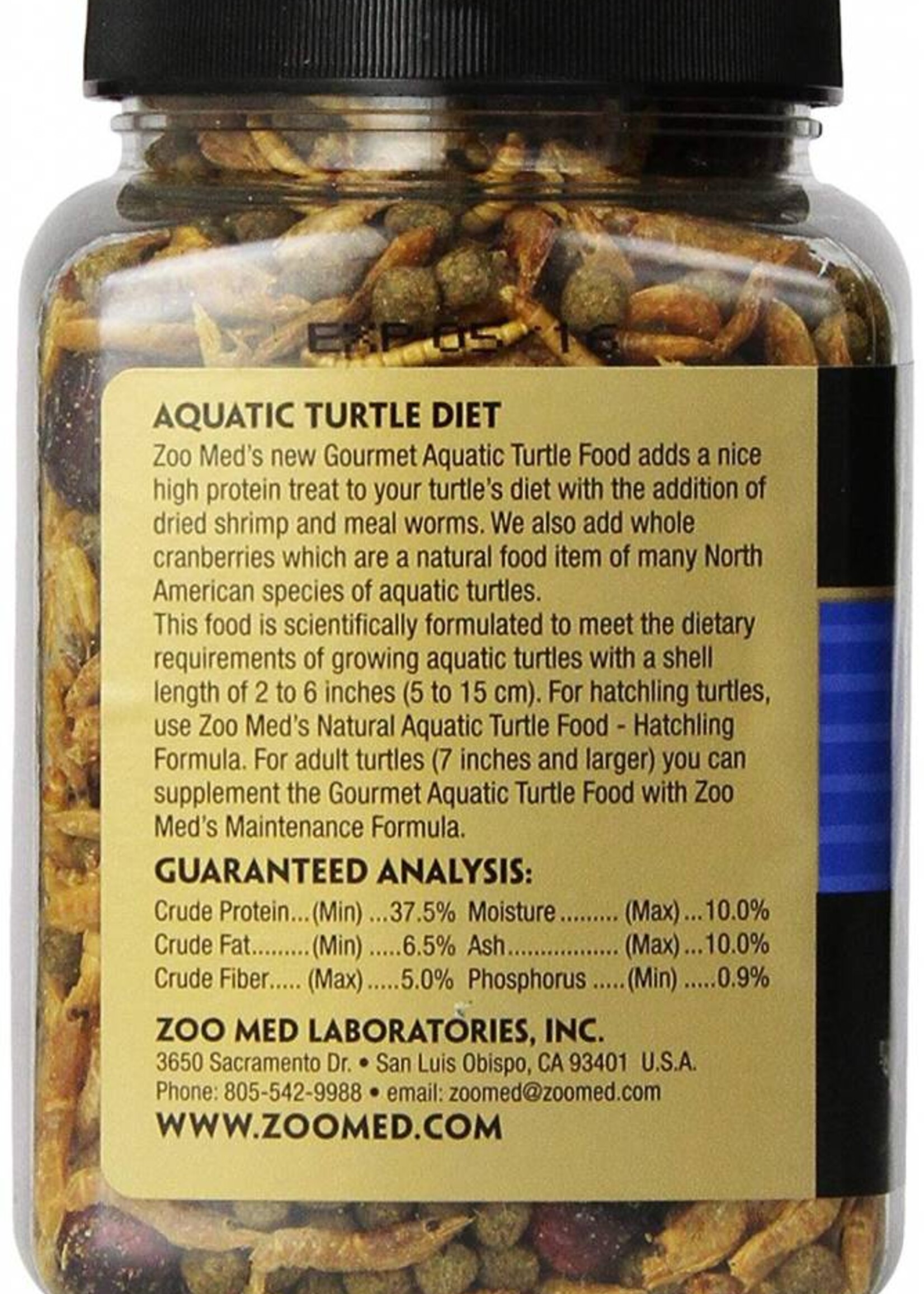 Zoo Med Zoo Med Gourmet Aquatic Turtle Food 6 oz