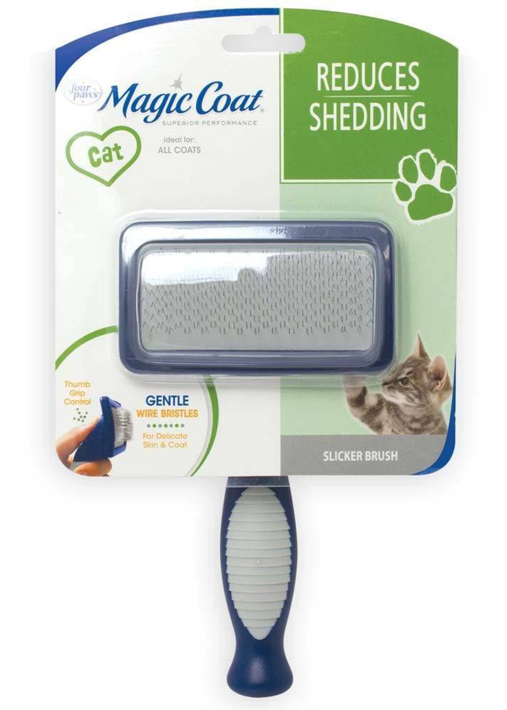 Four Paws Four Paws Magic Coat Slicker Wire Brush for Cats - Gentle