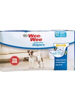 Four Paws Four Paws Wee-Wee Disposable Diapers 12pk ( 3 Sizes)