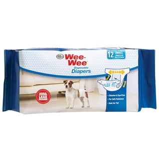 Four Paws Four Paws Wee-Wee Disposable Diapers 12pk