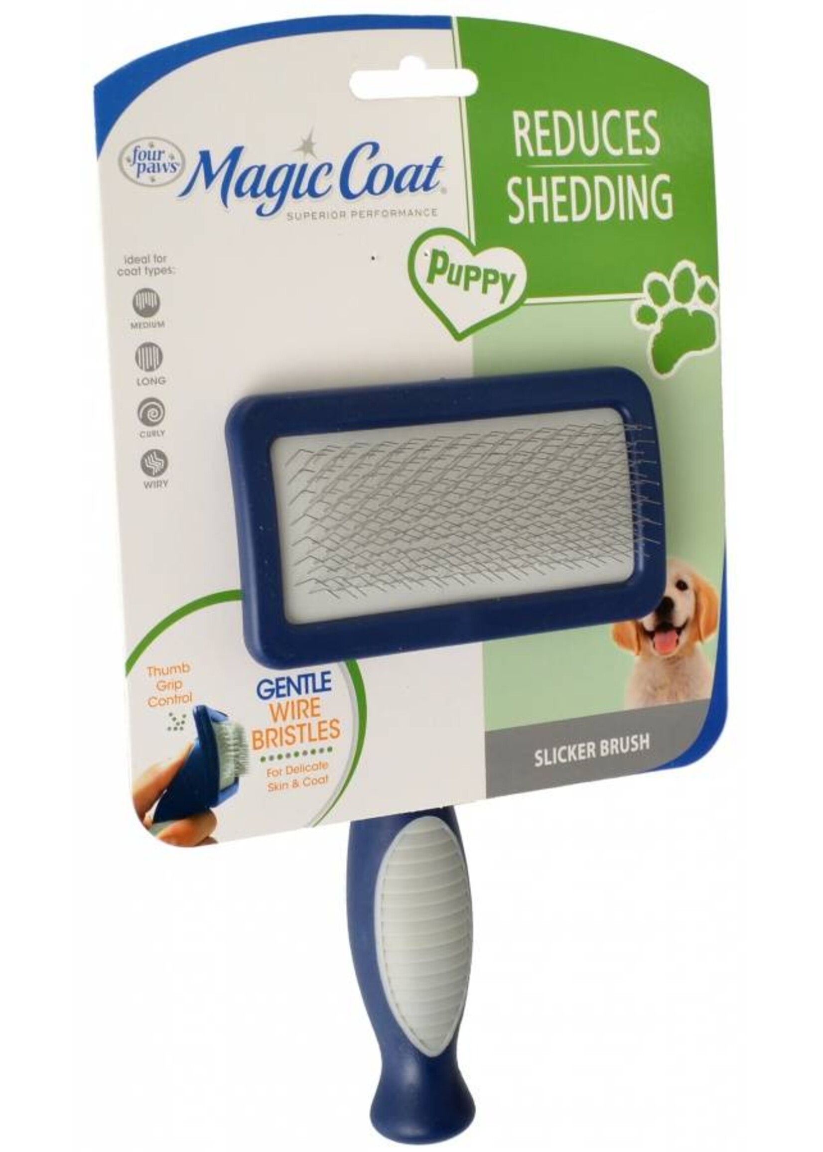 Four Paws Four Paws Magic Coat Slicker Wire Brush for Puppies Gentle