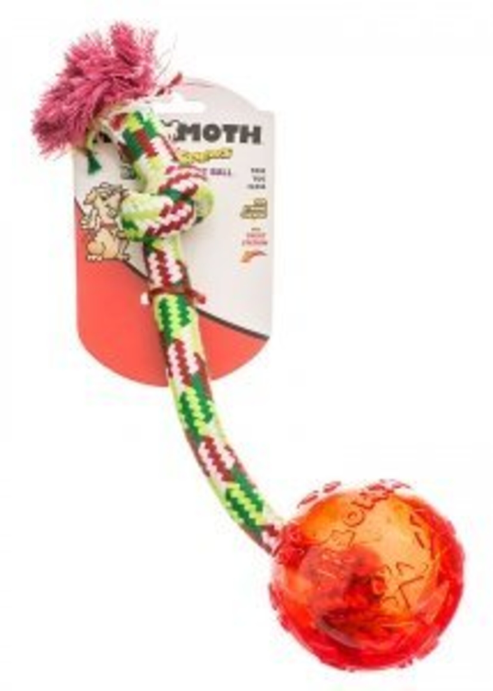 Mammoth Mammoth Flossy Chew Tug with Treat Ball Large