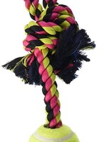 Mammoth Mammoth Pull Tug W/Tennis Ball,  Medium (Assorted Colors)