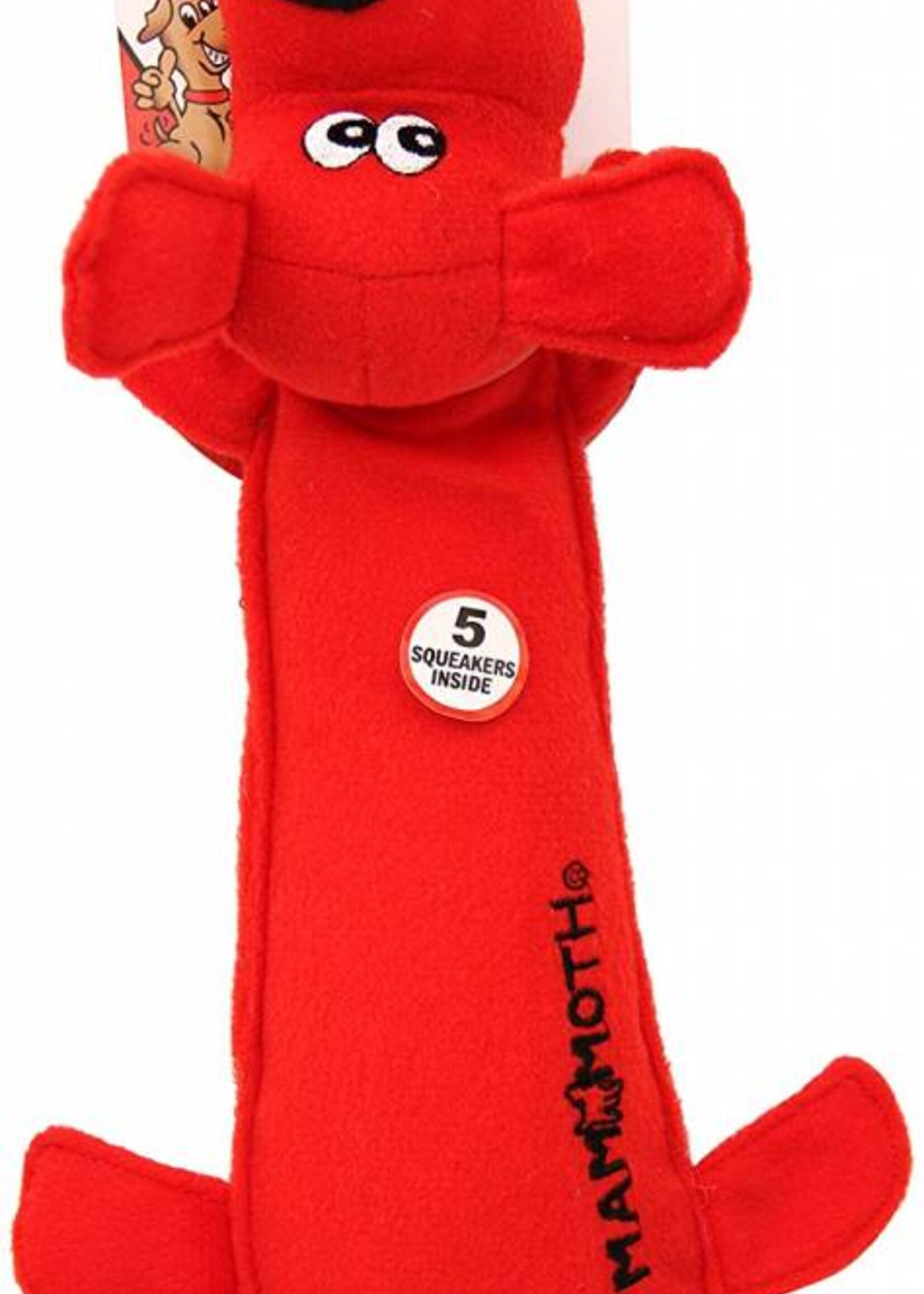 Mammoth Mammoth Squeakies Dog Plush