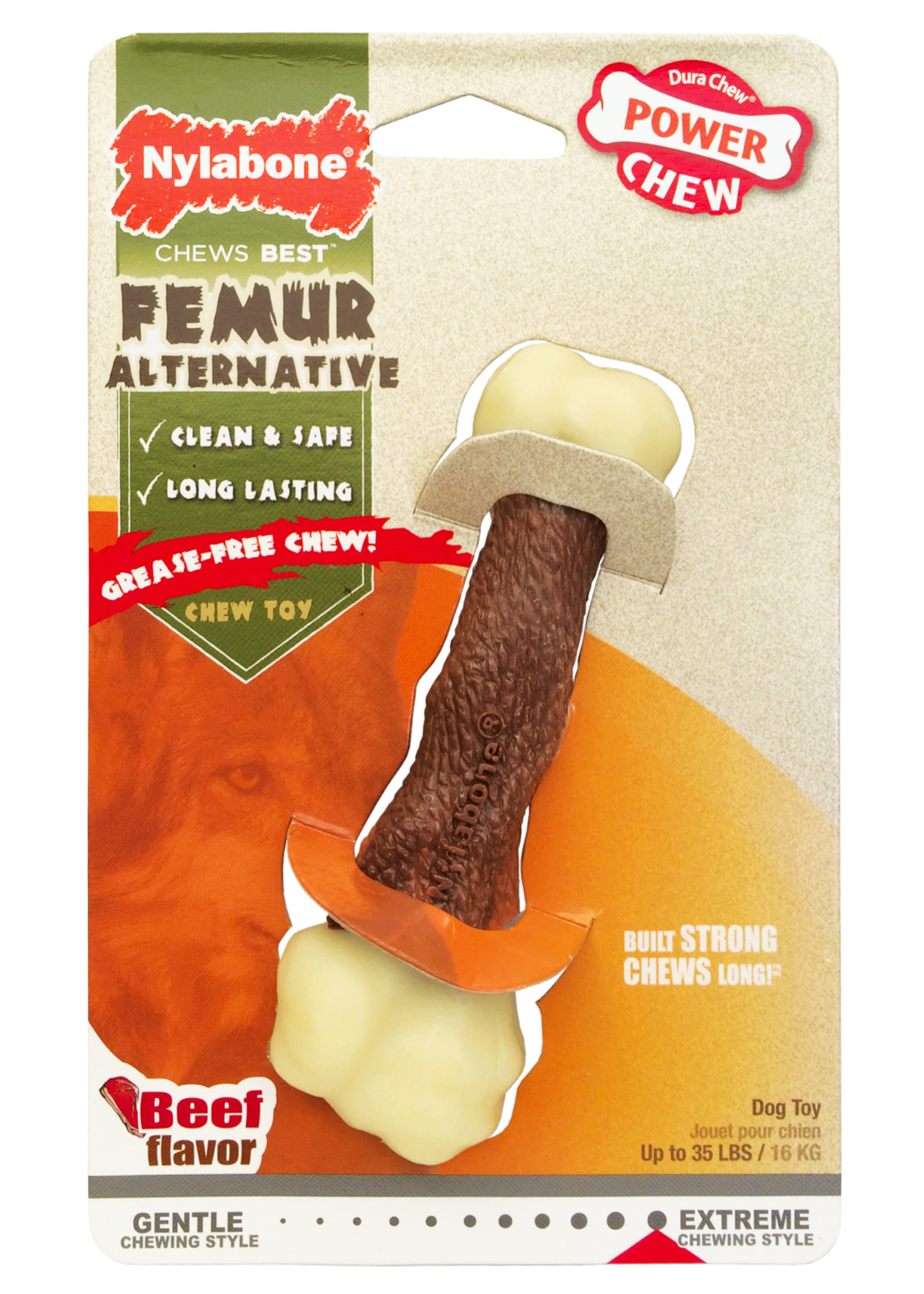 Nylabone Nylabone Dura Chew Femur, Beef Flavor