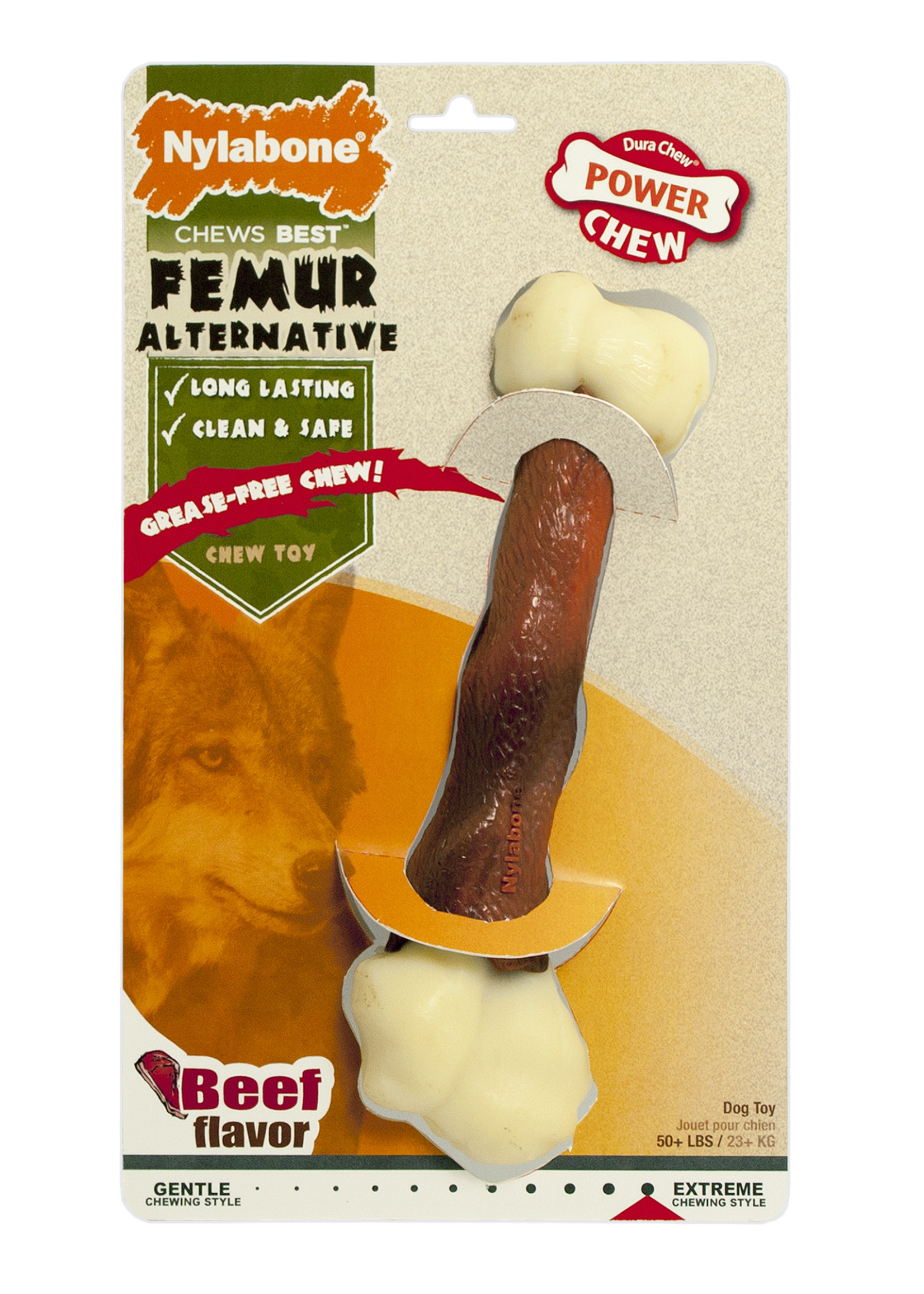 Nylabone Nylabone Dura Chew Femur, Beef Flavor