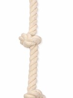 Mammoth Mammoth Flossy Chews Premium White 3-Knot Rope Tug (2 Sizes)
