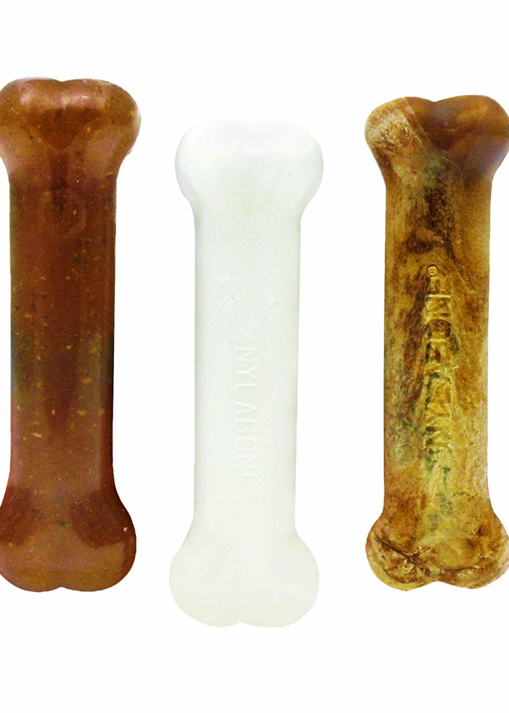 Nylabone Nylabone Puppy Starter Kit (Puppybone/Edible Bacon/DuraChew Chick) Regular