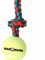 Mammoth Mammoth 3 Knot Color Tug With Tennis Ball (4 Sizes)