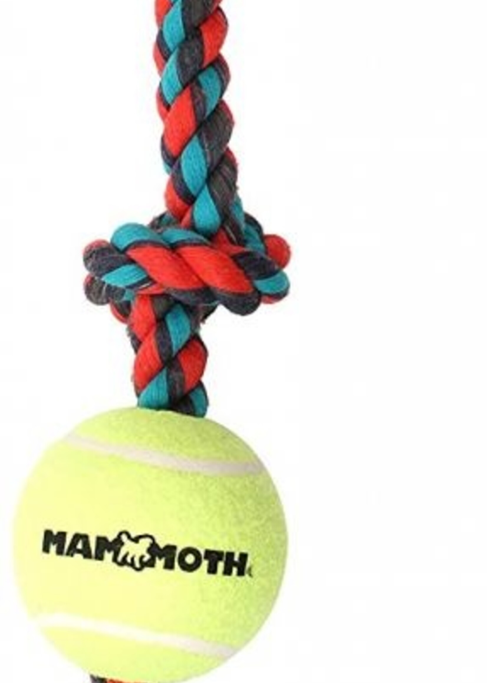 Mammoth Mammoth 3 Knot Color Tug With Tennis Ball