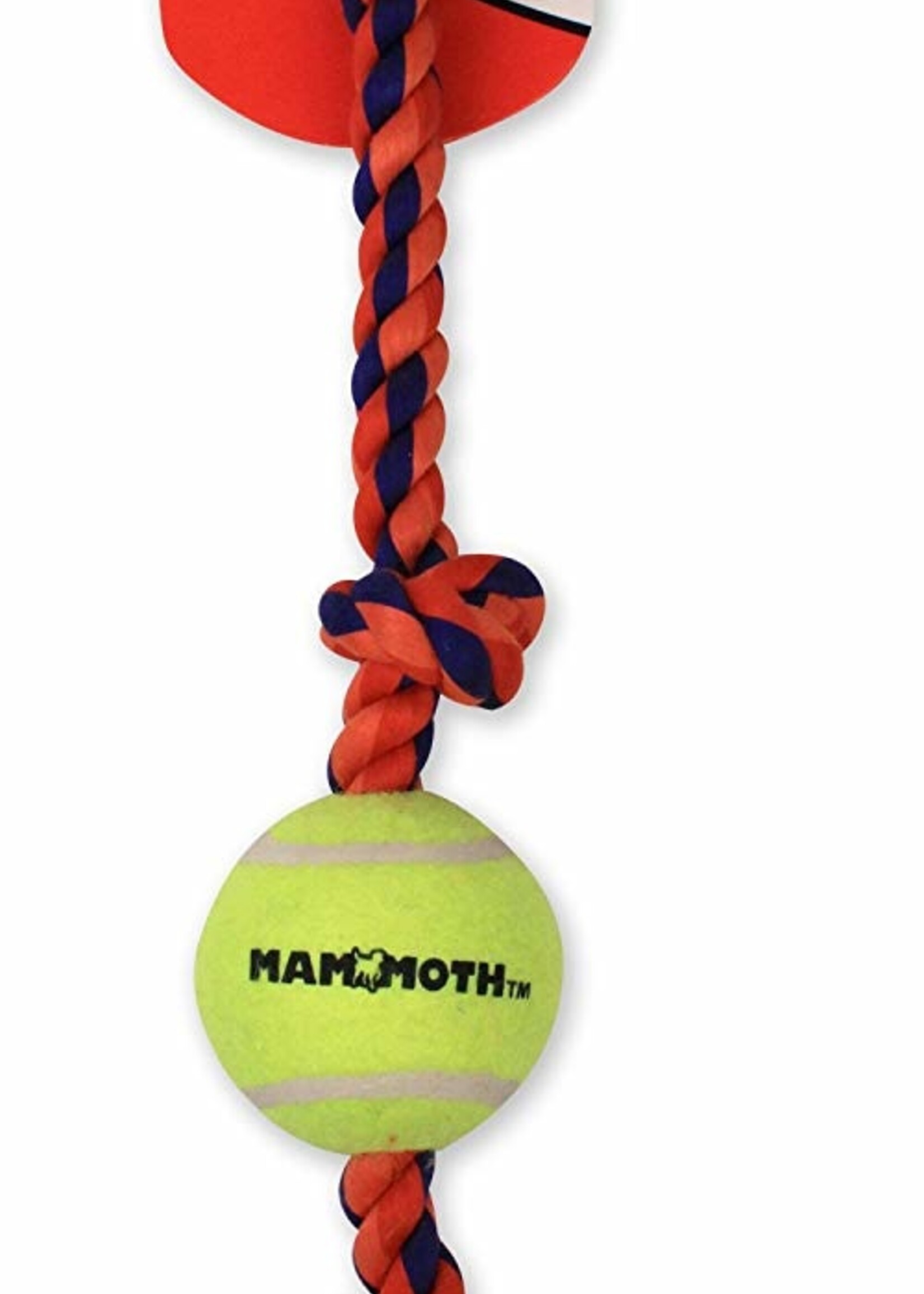 Mammoth Mammoth 3 Knot Color Tug With Tennis Ball