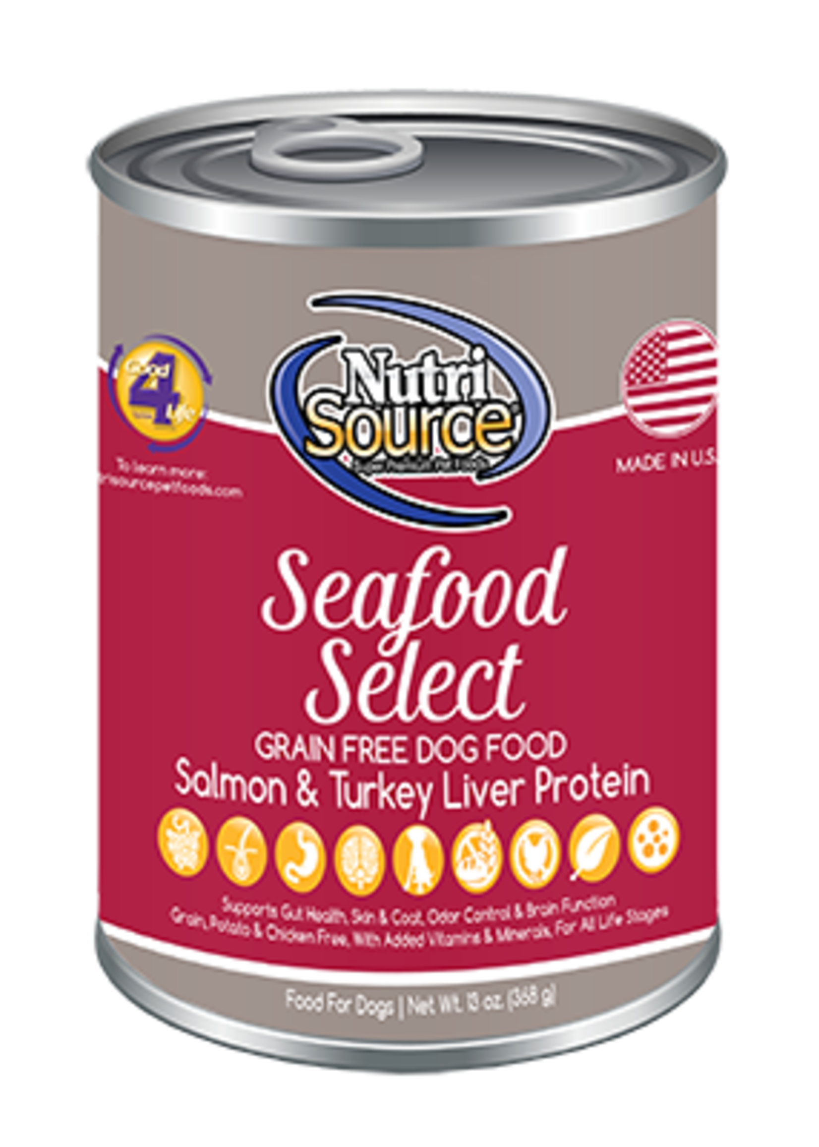 Tuffy's NutriSource Grain Free Canned Dog Food 13 oz