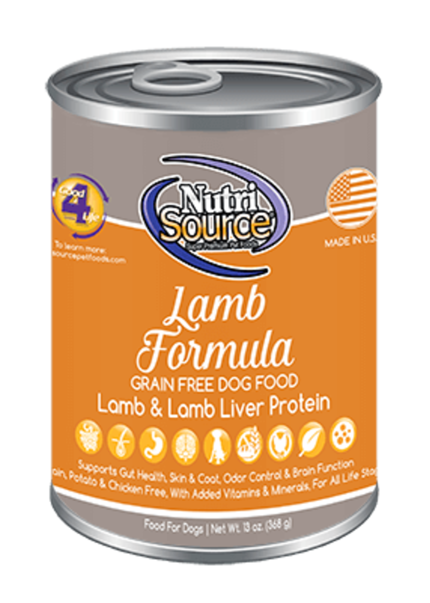 Tuffy's NutriSource Grain Free Canned Dog Food 13 oz