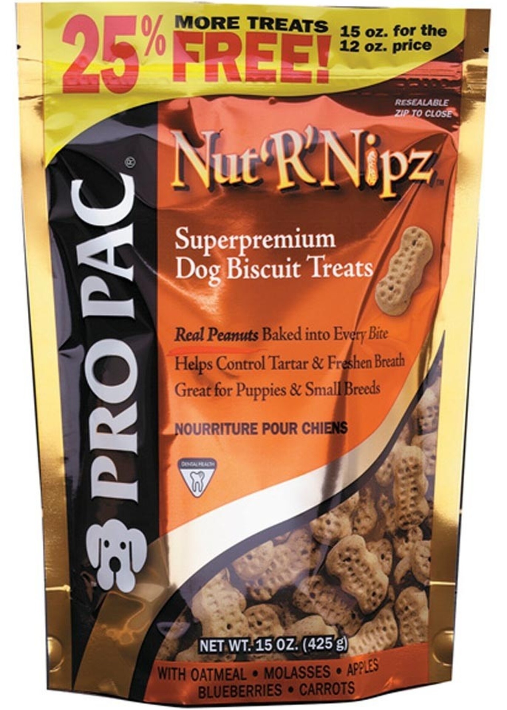 Pro Pac PRO PAC Nut R Nipz Dog Biscuit Treat