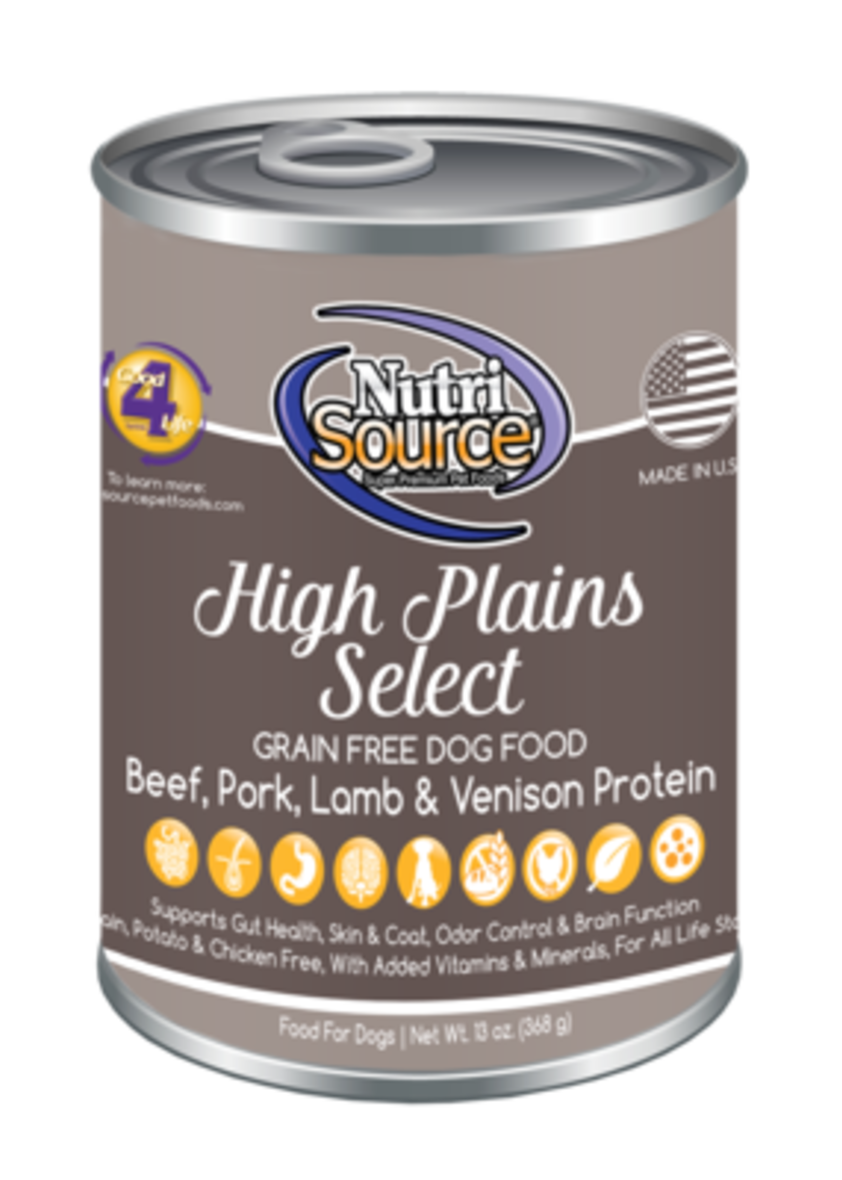 Tuffy's NutriSource Grain Free Canned Dog Food 13 oz