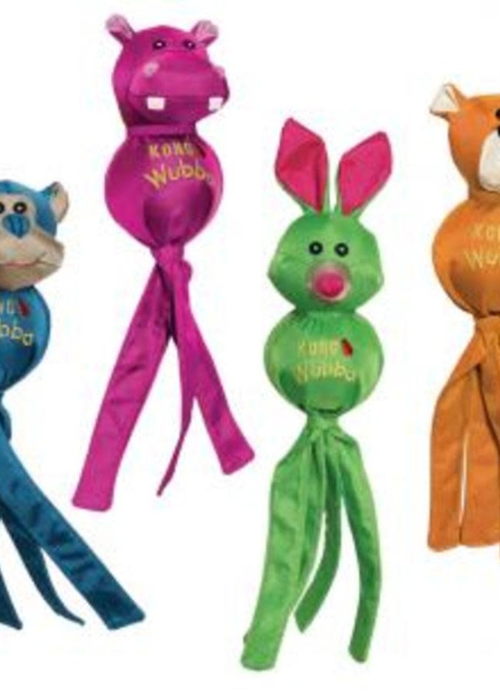 Kong KONG Wubba Ballastic Friends Dog Toy Assorted Colors