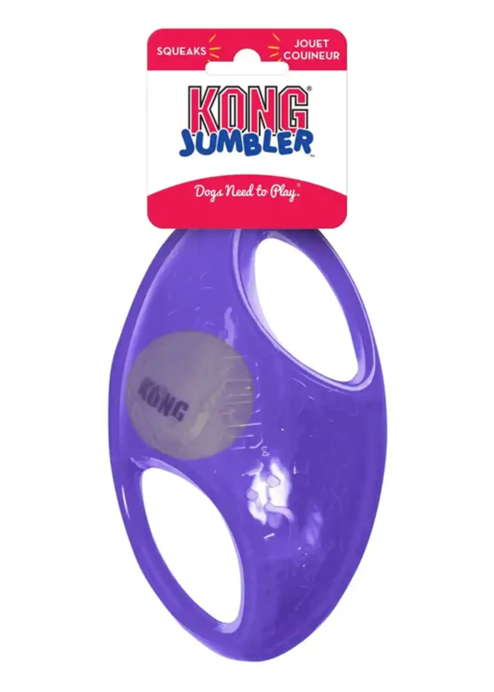 Kong KONG Jumbler Dog Toy Football Assorted MD/LG