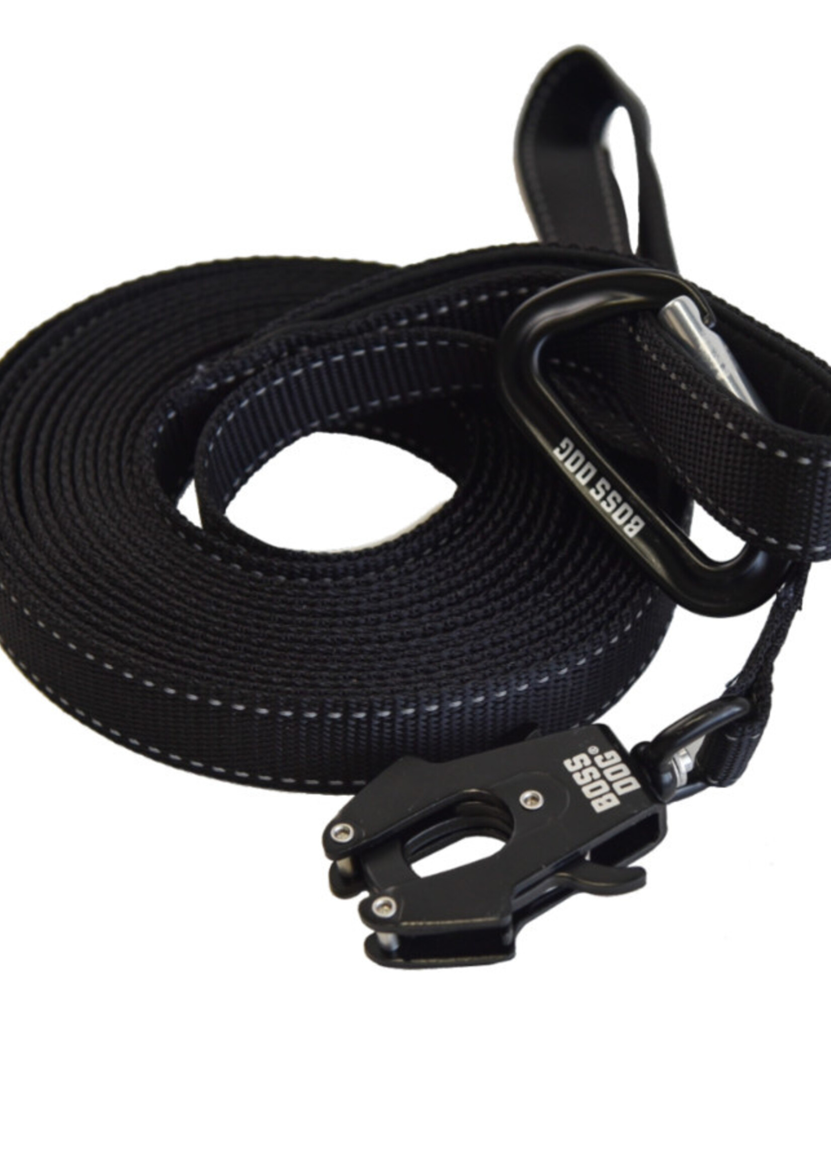 boss dog Boss Dog Tactical Nylon Tracking Dog Leash Black