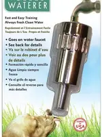 Lixit Lixit Dog Faucet Waterer Silver 1ea