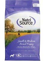 Tuffy's NUTRISOURCE DOG PUPPY SMALL & MEDIUM BREED CHICKEN & RICE 12LB