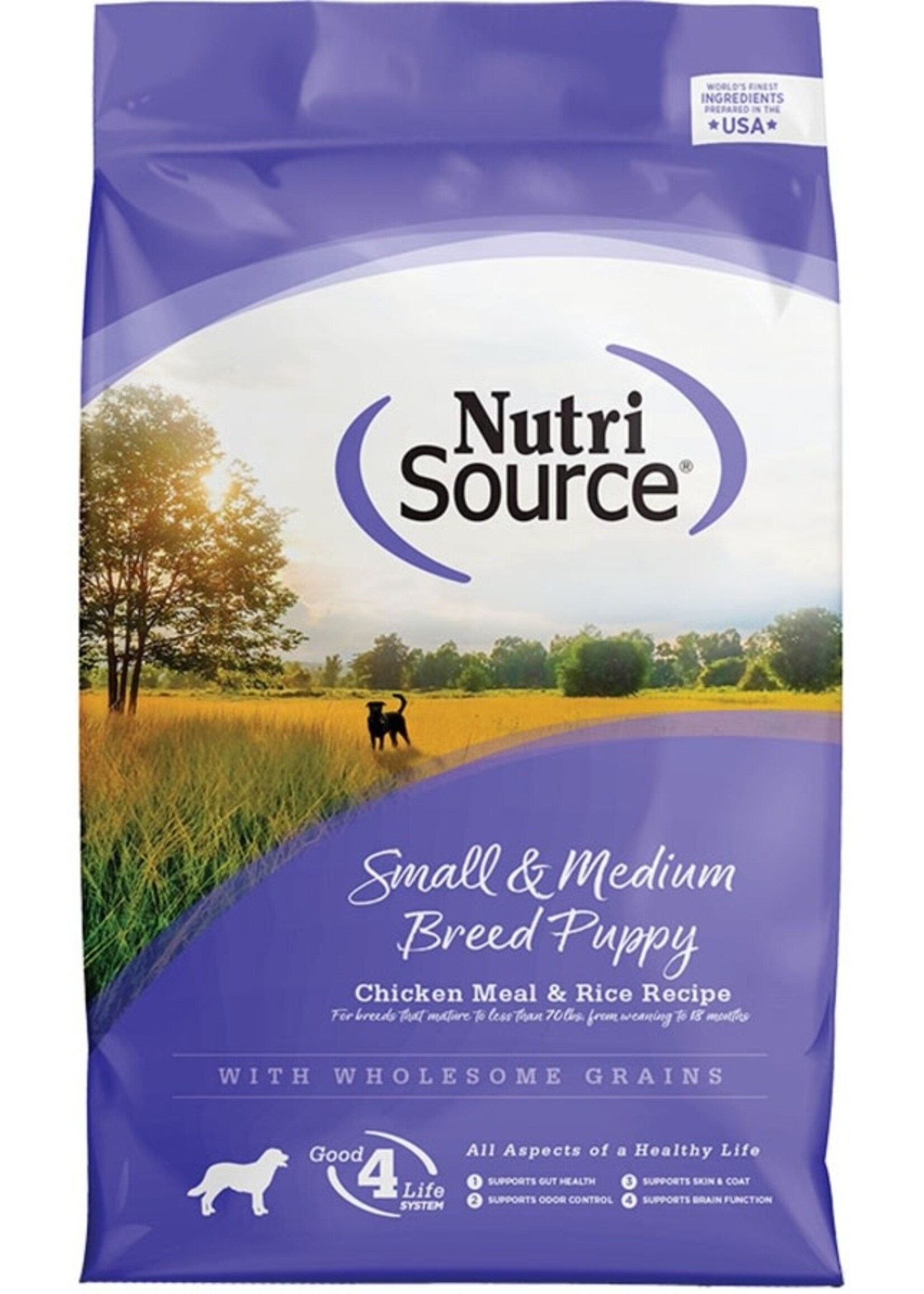 Tuffy's NUTRISOURCE DOG PUPPY SMALL & MEDIUM BREED CHICKEN & RICE 12LB