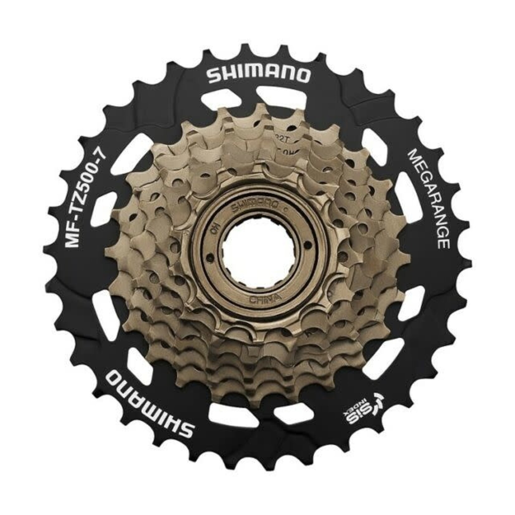 SHIMANO MF-TZ500 7-speed multiple freewheel, 14-34 tooth Black 14 - 34 teeth