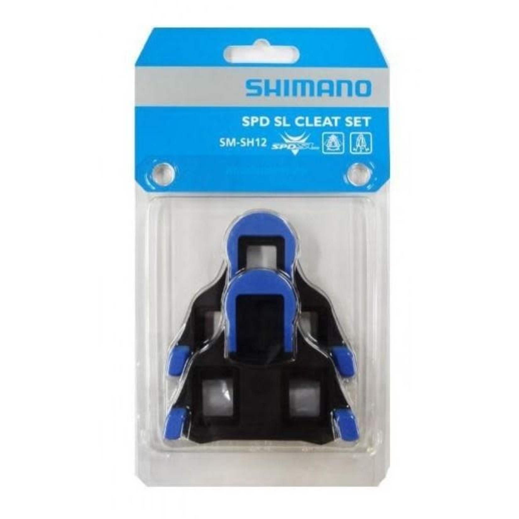 SHIMANO CLEAT SM-SH12 CENTRE PIVOT BLUE
