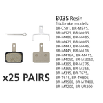 SHIMANO BR-MT400 DISC BRAKE PADS B03S
