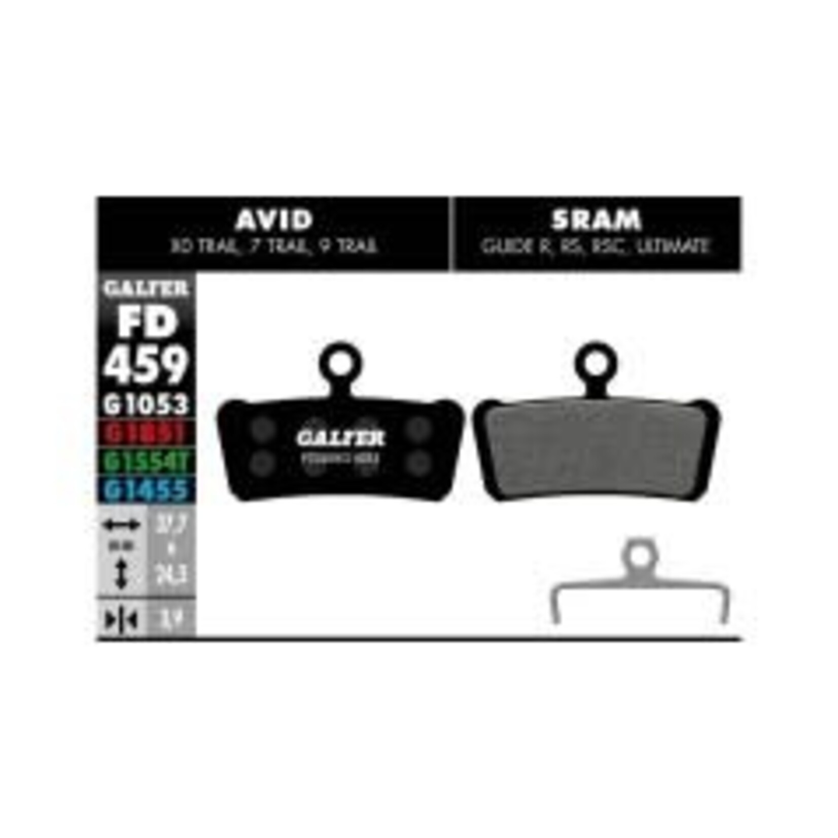 Galfer SRAM G2/Guide R/RS/RSC/Ultimate Disc Brake Pads - Standard Compound
