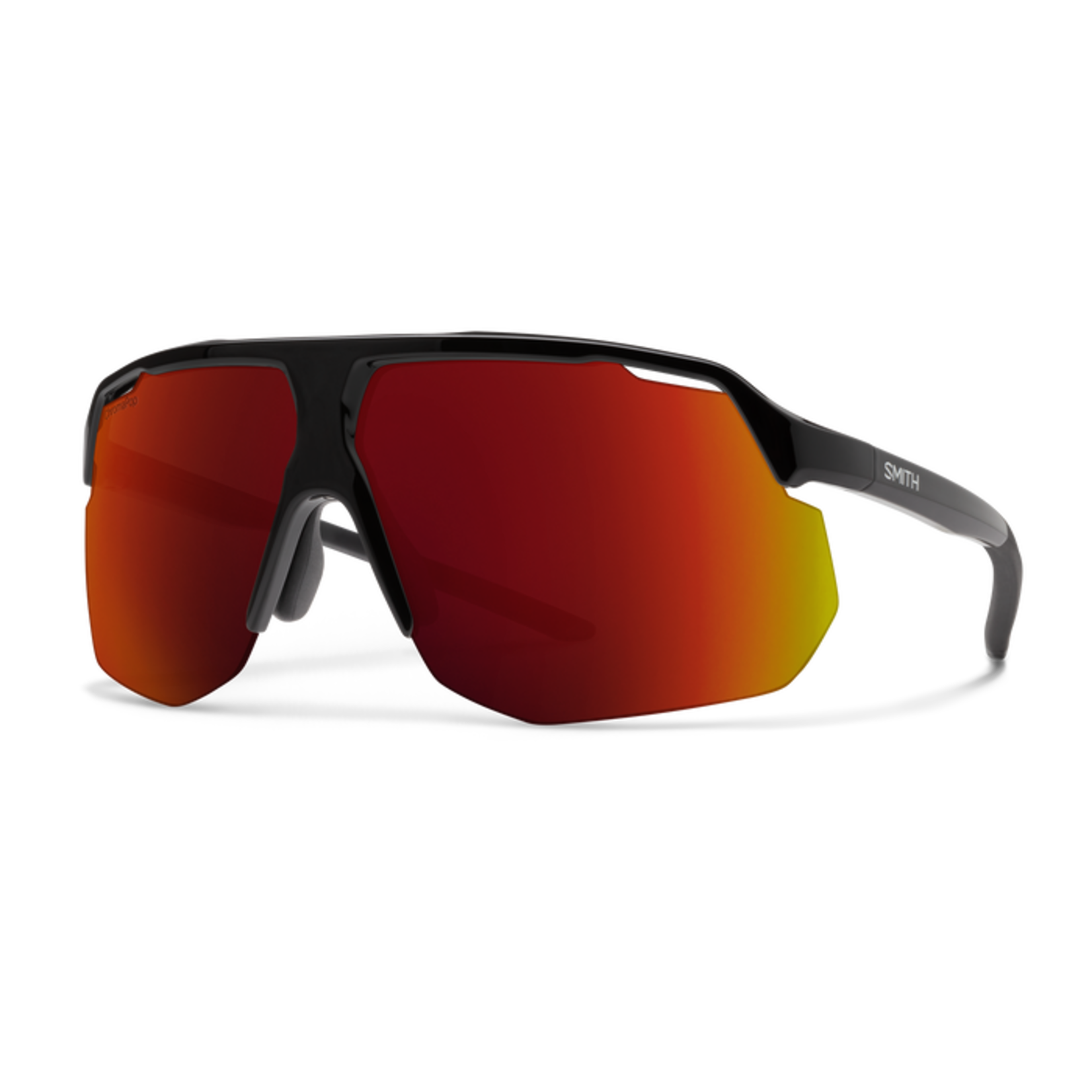 SMITH OPTICS MOTIVE  BLACK/CHROMAPOP RED MIRROR