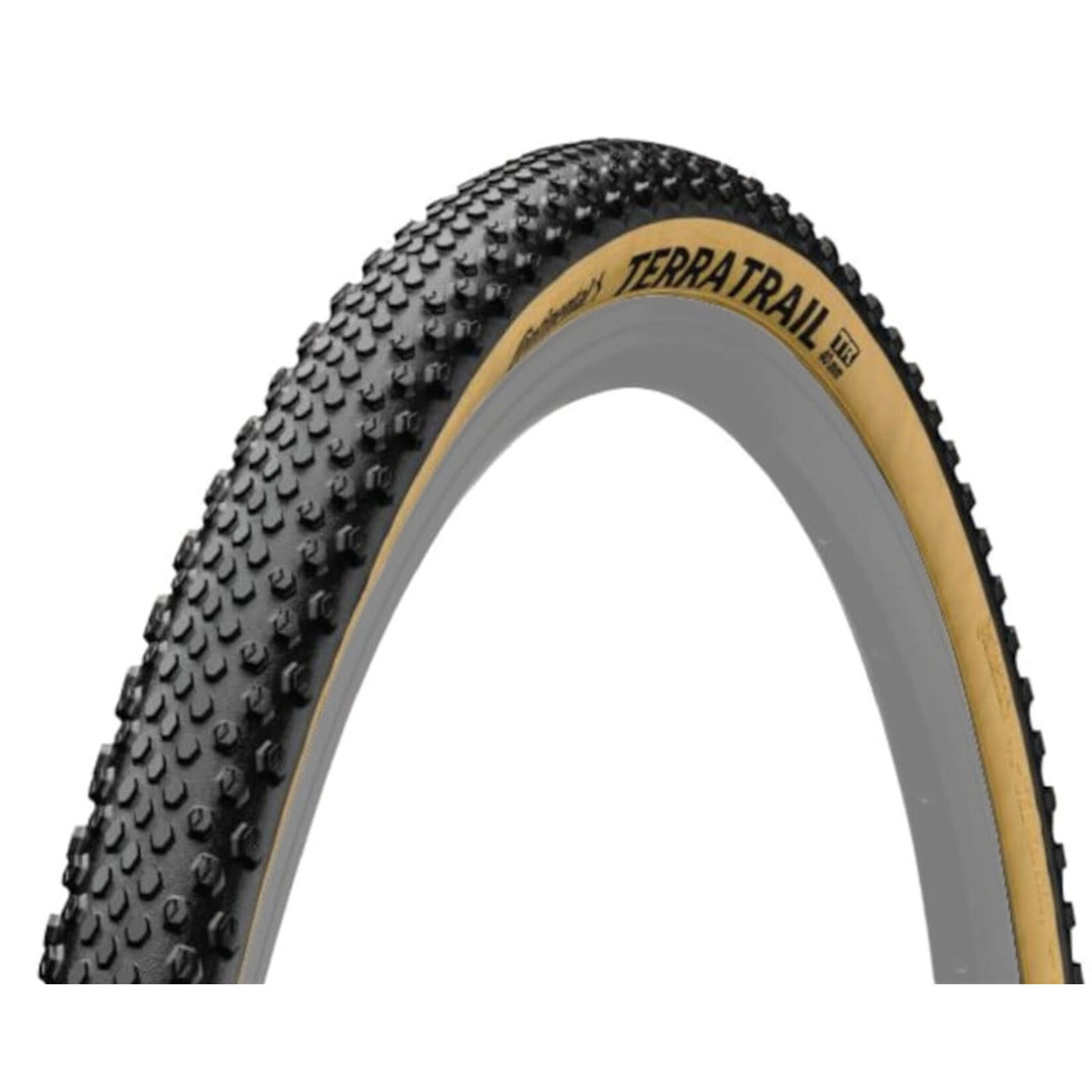 CONTINENTAL Terra Trail Tyre - 700 x 40, Tubeless, Folding, Black/Cream,  E25