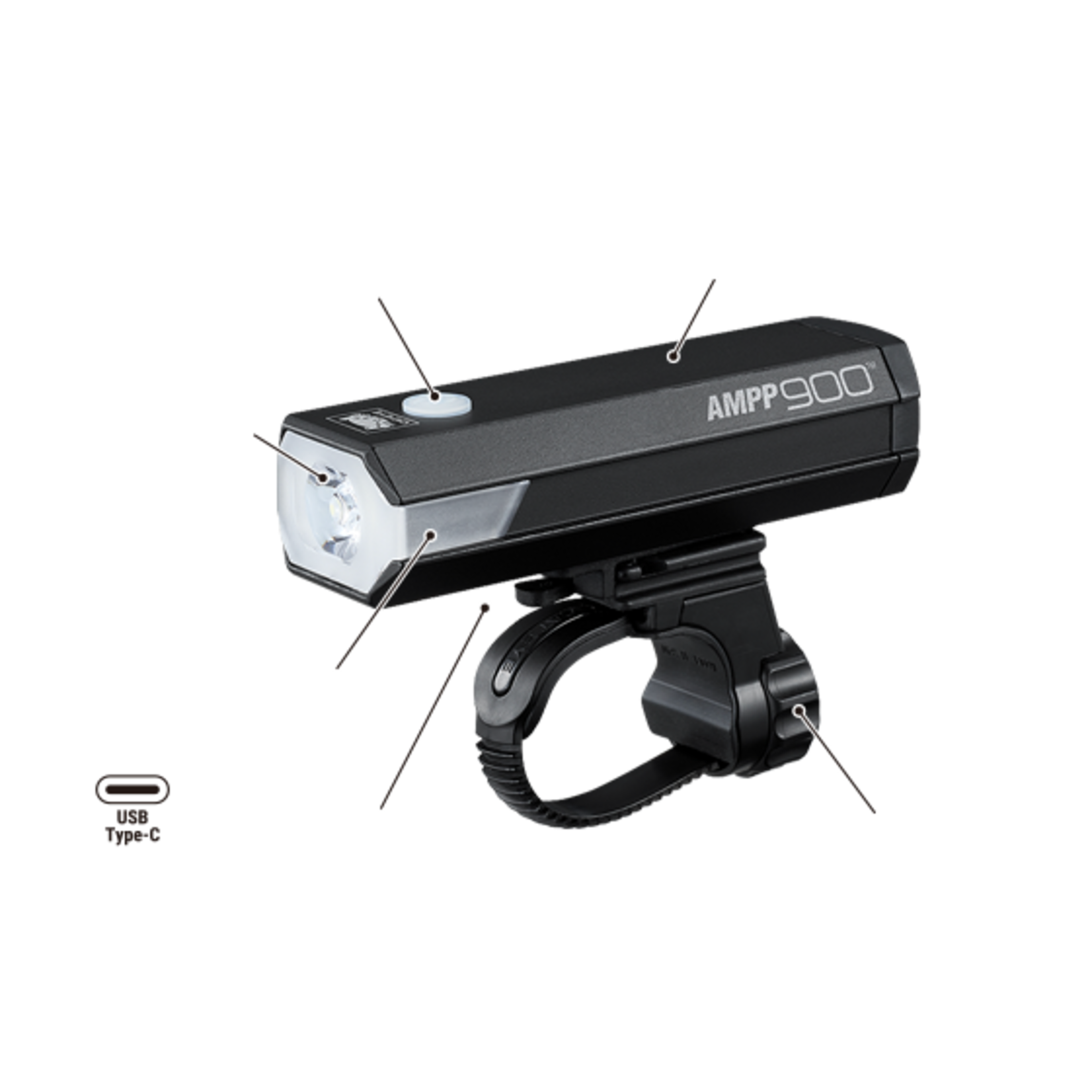 CatEye CatEye AMPP900 Headlight  EL089RC