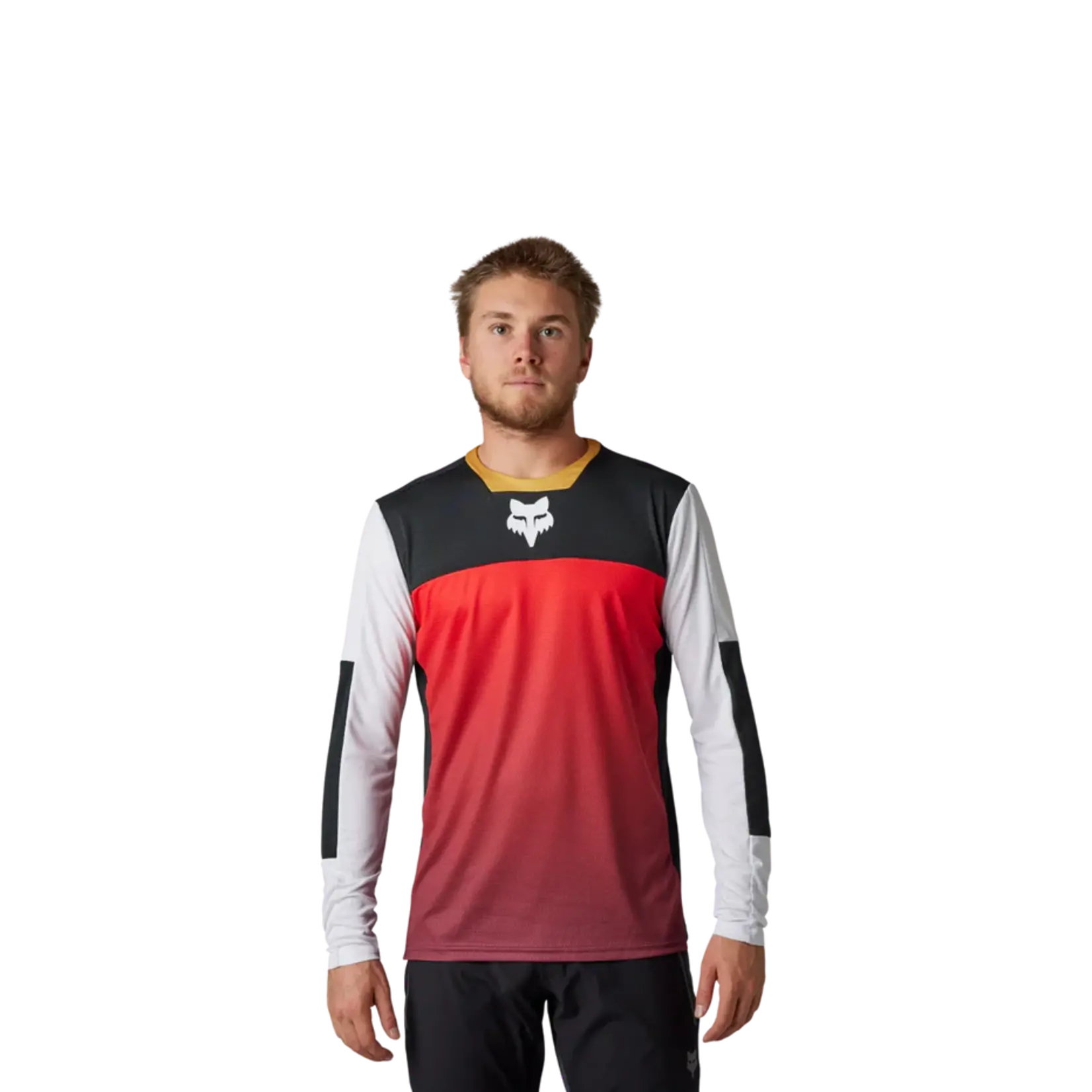 Fox Racing DEFEND LS JERSEY AURORA B/W X-LARGE