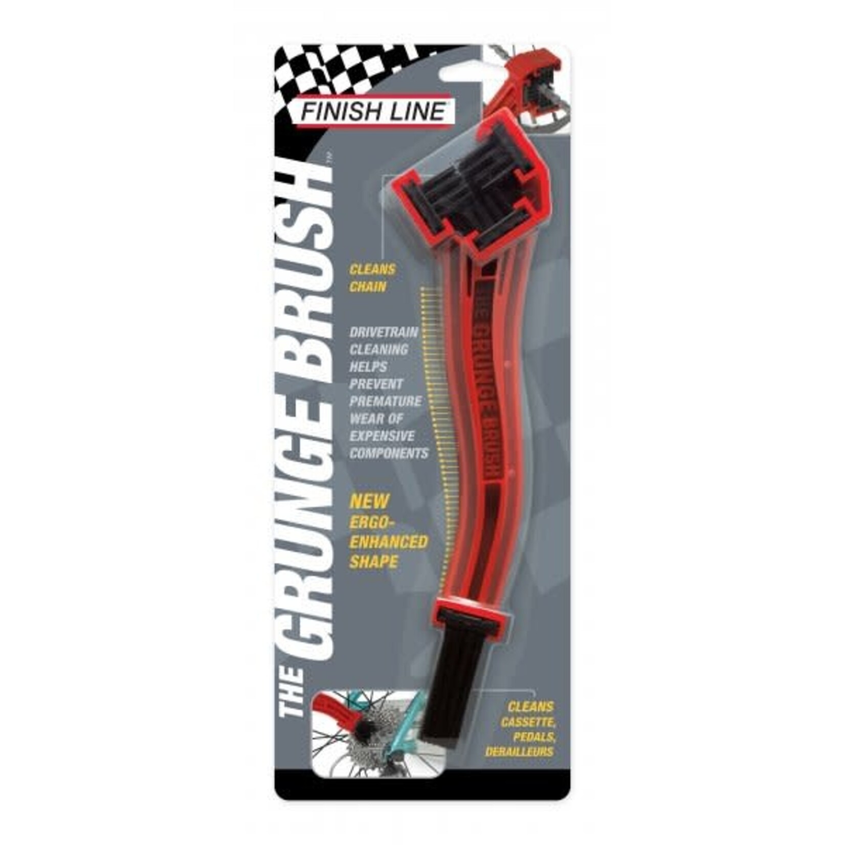 FINISH LINE Finish Line Grunge Brush Chain and Gear Cleaning Tool
