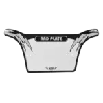 SE BIKES SE NUMBER PLATE BLACK/SILVER