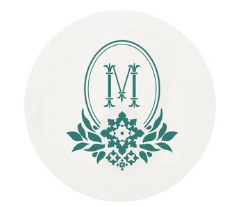 Letterpress Coaster - M171