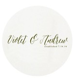 Haute Papier Letterpress Coaster - Wedded Bliss