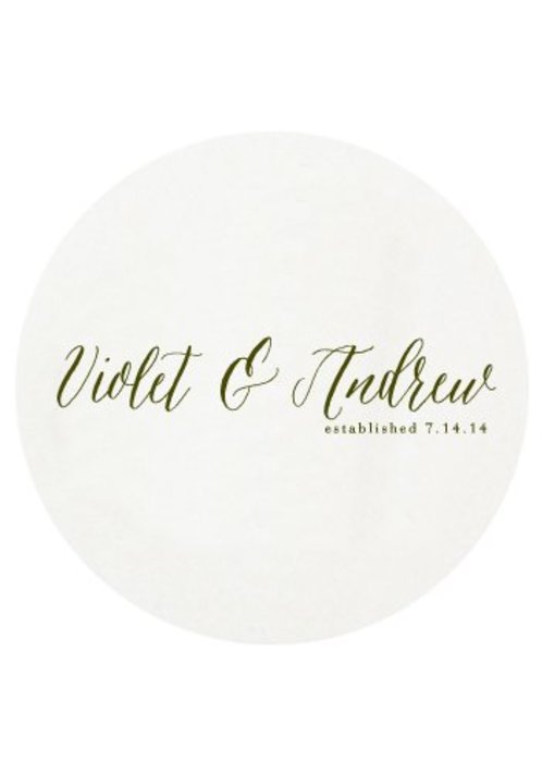 Letterpress Coaster - Wedded Bliss
