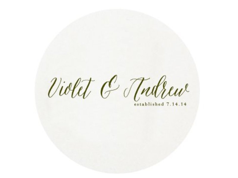 Haute Papier Letterpress Coaster - Wedded Bliss