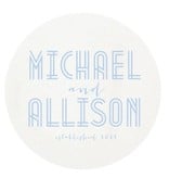 Haute Papier Letterpress Coaster - Deco Wedding