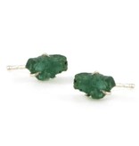 Jurate Los Angeles - JLA Emerald Raw Stone Earrings