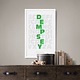 Alphabet Thick Custom Poster