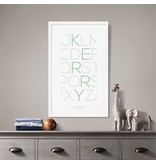 Alexander & Co. Alphabet Thin Custom Poster