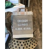 Apolis Global Citizen Chicago Coordinates Natural Market Bag