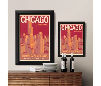Downtown Chicago Custom Poster