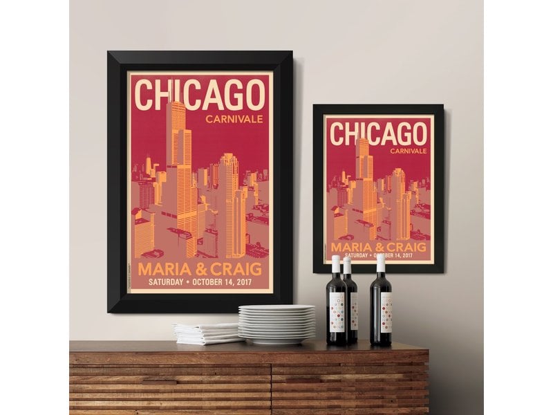 Alexander & Co. Downtown Chicago Custom Poster