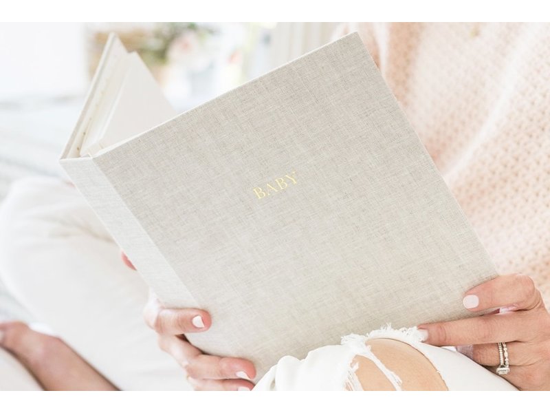 Sugar Paper Baby Book - Flax